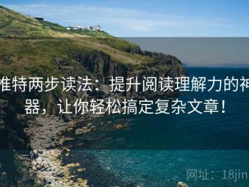 推特两步读法：提升阅读理解力的神器，让你轻松搞定复杂文章！